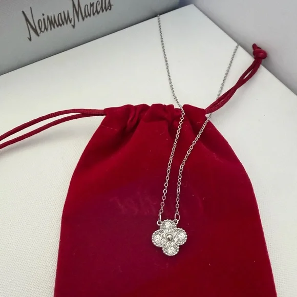 Magical Vintage Arpels Clover Necklace 18k